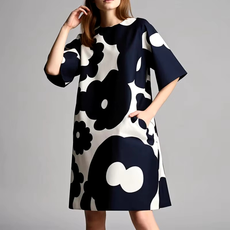 Rica Print Retro Dress