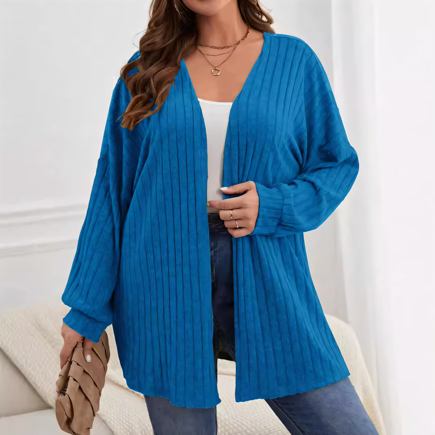 Rema Mid-Length Knit Cardigan