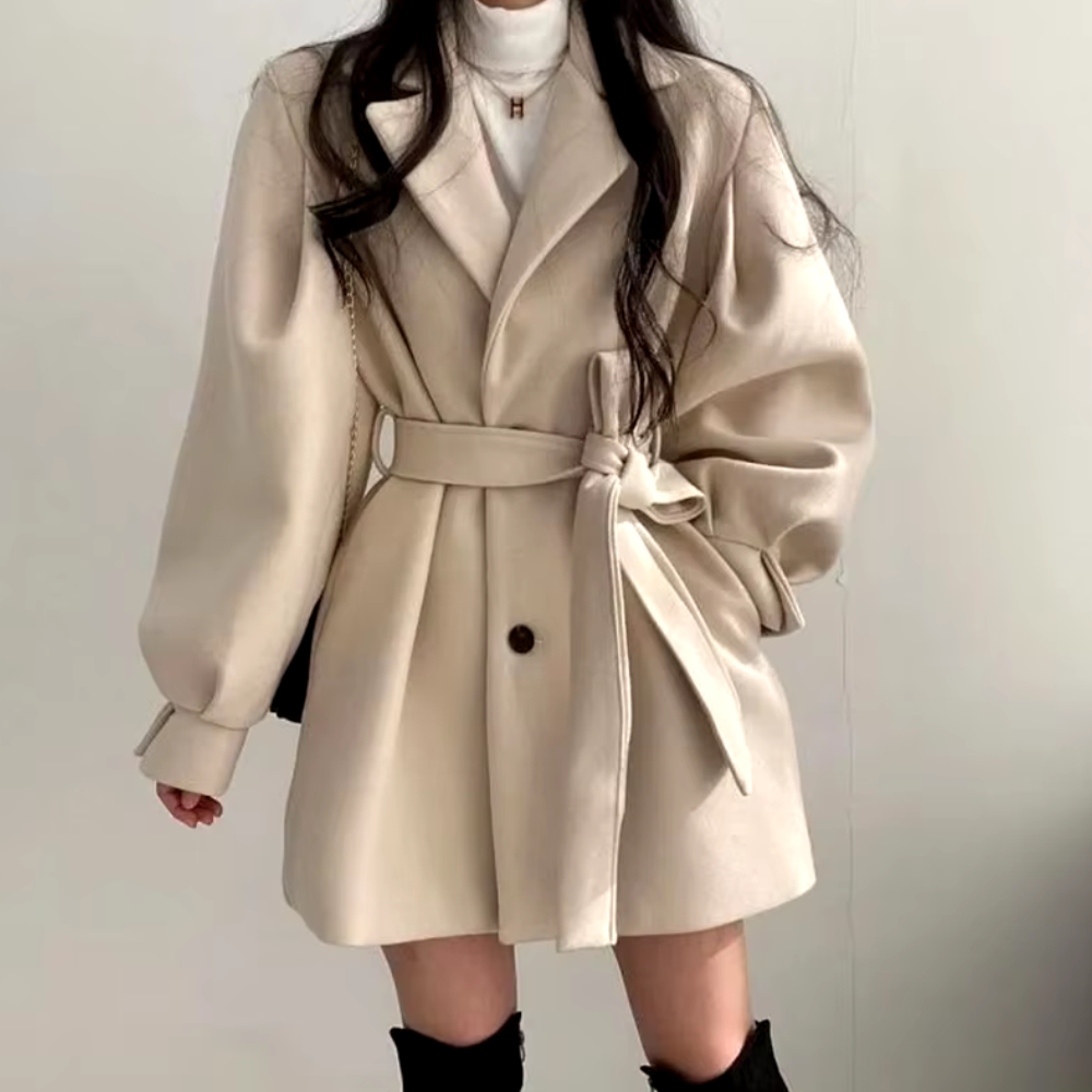 La Linda Mid-Length Trench Coat