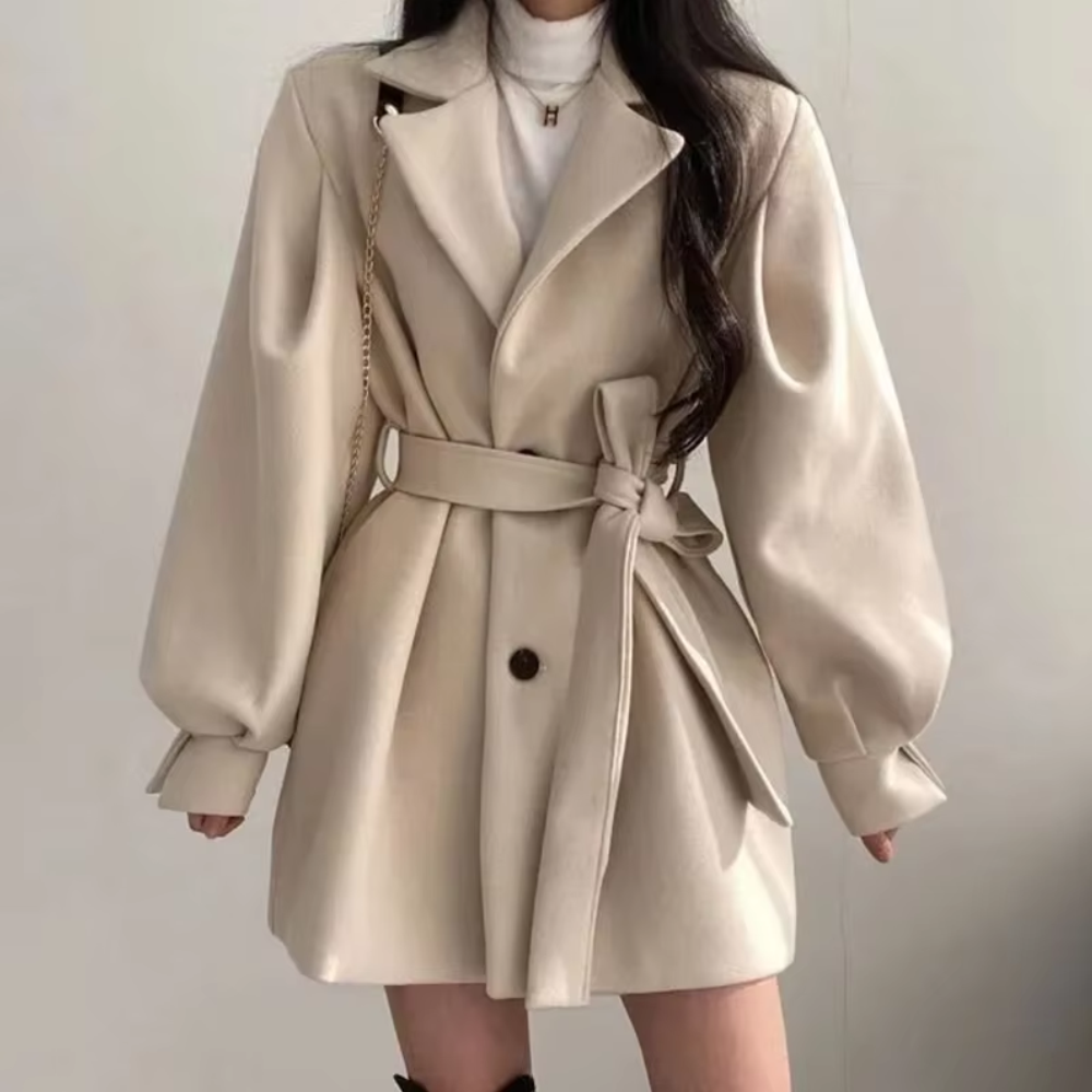 La Linda Mid-Length Trench Coat