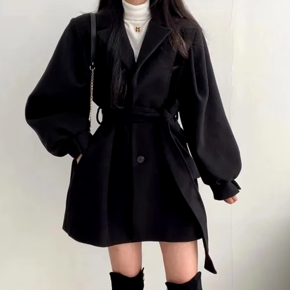 La Linda Mid-Length Trench Coat