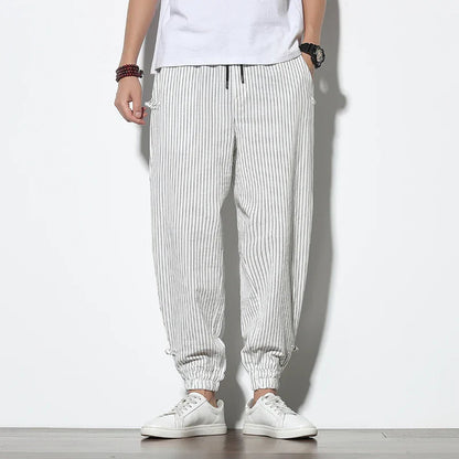 Union |Striped harem pants for men