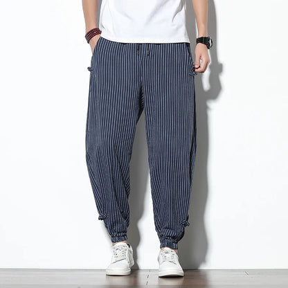 Union |Striped harem pants for men