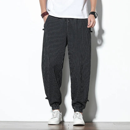 Union |Striped harem pants for men